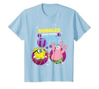 Spongebob Schwammkopf Patrick Bubble Classic Happy Friends T-Shirt, Kinder, Himmelblau, 104