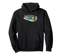 Spongebob Schwammkopf Pro Boarder Wave Rider Fun 90s Classic Pullover Hoodie, Unisex für Erwachsene, Schwarz, S