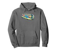 Spongebob Schwammkopf Pro Boarder Wave Rider Fun 90s Classic Pullover Hoodie, Unisex für Erwachsene, Anthrazit, S