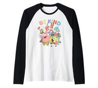 Spongebob Squarepants Be Kind Bikini Bottom Crew Raglan