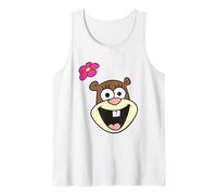 SpongeBob SquarePants Cheerful Sandy Cheeks Big Face Tank Top