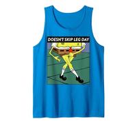 Spongebob Squarepants Doesn't Skip Leg Day Meme Tank Top, Herren, Saphir, XL
