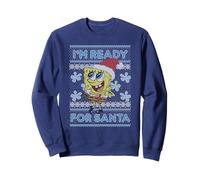 Spongebob Squarepants I'm Ready For Santa Ugly Christmas Sweatshirt