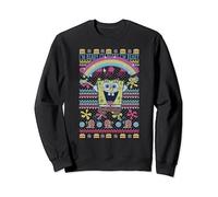 Spongebob Squarepants I'm Ready Ugly Sweater Style Christmas Sweatshirt