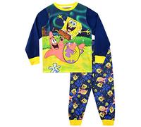 SPONGEBOB SQUAREPANTS Jungen Schlafanzug Blau 122