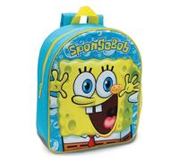 SPONGEBOB SQUAREPANTS Kinder-3D-Rucksack, Schultasche, Reise, Mittagessen, blau