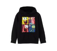SPONGEBOB SQUAREPANTS Pop Art Kids Black Hoodie | Add a Splash of Color to Your Child's Wardrobe - Dive into Fun with Spongebob, Patrick, and Gary The Snail in This Kids' Hooded Jumper