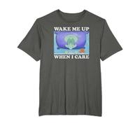 Spongebob Squarepants Squidward Wake Me Up When I Care Meme T-Shirt
