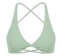 Sport BH Damen Rückenfrei - Sexy Seamless Bra Damen Ohne Bügel Cross Back Design Bralette mit Abnehmbaren Gepolstert Spaghettiträger Push Up BHS Crop Tops Bügellos Bustier Neckholder Büstier