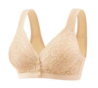 Sport BH Damen starker Halt Triumph BH Damen Ohne Bügel Push Up Bralette Starker Halt Bequemer BHS Spitze Elegant Bra Vollschalen Breiten Trägern Unterwäsche Rückenfrei Sport Unterwäsch