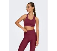 Sport-BH ONLY PLAY "ONPDAISY SEAM SPORTS BRA - NOOS", Damen, Gr. S (36), N-Gr, rhododendron, Jersey, Obermaterial: 92% Polyamid, 8% Elasthan, unifarben, slim fit, BHs Sport-BH, nahtlose Verarbeitung (