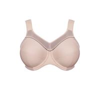 Sport-BH ULLA DESSOUS "Sport BH mit Bügel Kate", Damen, Gr. 95, Cup G, beige (biskuit), Obermaterial: 50% Polyamid PA. 30% Polyester PES. 15% Elasthan EL. 3% Polyethylen PE. 2% Baumwolle CO., BHs Spor