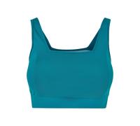 Sport-BH URBAN CLASSICS "Urban Classics Damen Ladies Recycled Squared Sports Bra", Damen, Gr. S, Cup 0, watergrün, 78% Polyester, 22% Elasthan, BHs Sport-BH (78378421-S) watergrün