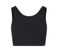 Sport-BH URBAN CLASSICS "Urban Classics Ladies Sports Bra low back", Damen, Gr. L, Cup 0, schwarz, 80% Nylon, 20% Elasthan, BHs Sport-BH (88012402-L) schwarz