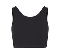 Sport-BH URBAN CLASSICS "Urban Classics Ladies Sports Bra low back", Damen, Gr. M, Cup 0, schwarz, 80% Nylon, 20% Elasthan, BHs Sport-BH (88012402-M)