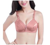 Sport-BHS für Damen, Bustier Damen Hautfarben, Bralette Dehnbar Nahtlos Push Up BH Mittel Halt Ohne Bügel Anti Sag BH Atmungsaktiver Leichter Tshirt BH Sexy Modern Seamless BH Klassischer Solid