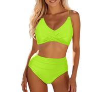 Sport Bikini Schwarz Badebekleidung Halt Träger Long 1 Badeshirt Designer Sportlicher Einteiliger Gepolsterter Schnur Gelbe Baywatch Grünes Stringbody Gürtel Zebramuster Karierter Strass