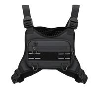 Sport-Brusttasche Für Herren | Outdoor-Brusttasche, Laufweste - Weste, Tasche, Telefon, Verhindert, DASS Inhalte Aus Der Tasche Gelangen, Verstellbar, Für Wandern, Läufer, Joggen, Jagd, Workout,