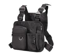 Sport-Brusttasche für Herren, Wandern, Brusttasche, Sporttasche, Rucksack, Weste, Handyhalter für Damen und Herren, Walking, Joggen, Wandern, Workout, Outdoor, Radfahren, Läufer, Reisen, Radfahren