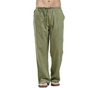 Sport Hose Herren Jogging Jogginghose Herren Elastischer Bund Mit Kordelzug Herren Sweathose Jogging Hose Urban Classic Schlabberhose Sport Hose Herren Classic Jogpants(Armeegrün,4XL)