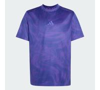 SPORT ICONS ALLOVER GRAFIK T-SHIRT Pure Purple / Dark Blue / Solar Purple 152
