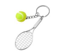 Sport-Schlüsselanhänger, Volleyball-Schlüsselanhänger, Fußball-Schlüsselanhänger, Sport-Themen-Schlüsselanhänger für Rucksack, Geldbörse, Gepäck, , Tennis-Design, Refer to description