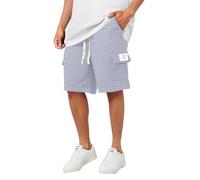 Sport Shorts Herren, Sweatshorts Herren, Shorts Sommer Freizeit Stretch Elastische Taille Mit Taschen Fashion Arbeitshose Männer Shorts Bermuda Kurz Hose Leicht Sommershorts Gummizug Freizeithose