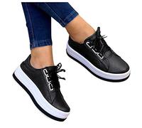 Sport Sneaker Damen - Schuhe Orthopädische Weite H Diabetiker Leicht Outdoor Shoes Walkingschuhe Sommer Bequeme Freizeitschuhe Tennisschuhe Komfort Sommerschuhe Straßenlaufschuhe Schwarz 39