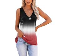 Sport Tops für Damen Blusen Damen Lässig Kurzarm Sexy V-Ausschnitt Reißverschluss Schulterfreies Tuniken Blusen Vintage Drucken Elegant T-Shirt 2022 Mode Sommer Oberteile XL