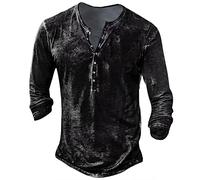 Sport Tshirts Herren Basic Tops Bauchfreie Langarmshirt Baumwolle Gym Shirt Warnschutz Pullover Kapuzenpullover Trikot (Black, L)