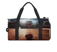 Sport-Turnbeutel für Damen und Herren, mit Schuhfach und Nasstasche, Tier-Tiger-Reisetasche für Reisen, Sport, Fitness, Workout, Basketballplatz, Einheitsgröße, Reisetasche