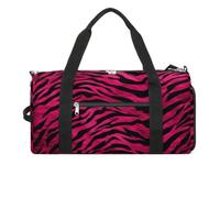 Sport-Turnbeutel für Damen und Herren, mit Schuhfach und Nasstasche, Zebra-Tiger-Leopardenmuster, Reisetasche für Reisen, Sport, Fitness, Workout, Zebra Tiger Leopard, Einheitsgröße, Reisetasche