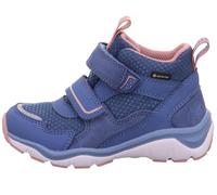 Superfit Stiefelette Veloursleder/Synthetik Blau/Pink