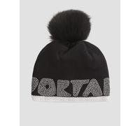 Sportalm Damen-wintermütze Mit Fellbommel In Schwarz 1629804831-59 Schwarz UNI