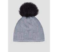 Sportalm Damen-wintermütze Mit Pompon Aus Pelz 1829829733-2713 Blau UNI