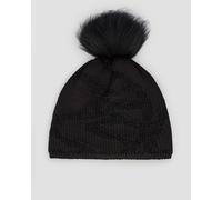 Sportalm Damen-wintermütze Mit Pompon Aus Pelz 1829832733-5900 Schwarz UNI
