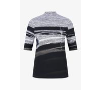 Sportalm Kitzbühel - Auffallend stilvoll: Shirt mit abstraktem Print und funkelnden Akzenten |Oliana schwarz-mehrf. - Gr. - 36