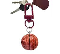 Sportball-Schlüsselanhänger, Schlüsselanhänger für , kreativer Harz-Sportball-Taschen-Charm, Sportball-Rucksack-Anhänger, Sport-Themen-Dekoration für Autoschlüssel, Geldbörse, Basketball,