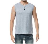 Sportbekleidung Für Herren Arbeitshemden Herren Langarm Polohemd Herren V-Ausschnitt Einfarbiges Knopfleiste Muskelshirts Ärmellos Semi Fit Sport Shirt Athletic Fit Funktionsshirt Poloshirt Schwarz S