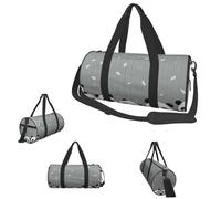 Sportbeutel, klein, Garten, Hase, Seesack, Übernachtungstasche mit Schuhfach, Handgepäcktasche für Damen und Herren, Lustiger Baby-Panda, Einheitsgröße