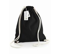 Sportbeutel Rucksack Sporttasche Westford Mill EarthAware Gymbag Schwarz