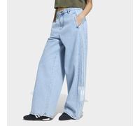 Sporthose ADIDAS ORIGINALS "ADIBREAK, WEITES BEIN, MITTELHOHER BUND", Damen, Gr. 31, Länge 32, light denim,, Obermaterial: 100% Baumwolle, Hosen Sporthose (64514141-31) light denim,