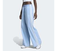 Sporthose ADIDAS ORIGINALS "ADIDAS ORIGINALS SUMMER GLOW, WEITES BEIN", Damen, Gr. XXL, N-Gr, light denim, normal, gr., Obermaterial: 100% Baumwolle, Hosen Sporthose, für Erwachsene, mit Gummizug, loc
