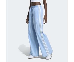 Sporthose ADIDAS ORIGINALS "DENIM WIDE LEG", Damen, Gr. XS, N-Gr, light denim, normal, gr., Obermaterial: 100% Baumwolle, Hosen Sporthose, Locker geschnittene Jeans für lässigen Style (27025027-XS) li