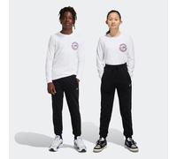 Sporthose ADIDAS ORIGINALS "PANTS", Mädchen, Gr. 128, N-Gr, schwarz (schwarz,), Obermaterial: 70% Baumwolle, 30% Polyester, Hosen Sporthose, für Kinder, mit Kordelverschluss, aus Baumwolle und Polyest