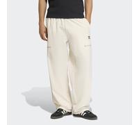 Sporthose ADIDAS ORIGINALS "TREFOIL ESSENTIALS, GEWEBTES MATERIAL", Herren, Gr. M, N-Gr, beige (wonder weiß, normal, gr.), Obermaterial: 88% Polyester, 12% Elasthan, Hosen Sporthose (34544104-M) wonde