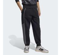 Sporthose ADIDAS SPORTSWEAR "COLOURBLOCK", Mädchen, Gr. 164, N-Gr, schwarz, grau six, weiß,, Obermaterial: 70% Baumwolle, 30% Polyester, Hosen Sporthose (88011142-164) schwarz, grau six, weiß,