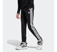 Sporthose ADIDAS SPORTSWEAR "ESSENTIALS CLIMACOOL KIDS", Mädchen, Gr. 176, N-Gr, schwarz-weiß (schwarz, weiß,), Obermaterial: 100% Polyester, Hosen Sporthose (97677227-176) schwarz, weiß,