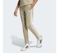 Sporthose ADIDAS SPORTSWEAR "ESSENTIALS KIDS", Mädchen, Gr. 152, N-Gr, beige (wonder cargo, weiß,), Obermaterial: 55% Baumwolle, 36% Polyester, 9% Viskose, Hosen Sporthose (49436311-152) wonder cargo,
