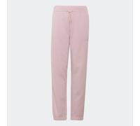 Sporthose ADIDAS SPORTSWEAR "ESSENTIALS KIDS", Mädchen, Gr. 152, N-Gr, clear pink, weiß,, Obermaterial: 71% Baumwolle, 29% Polyester, Hosen Sporthose, sportlicher Stil, für Kinder, aus Baumwolle und P